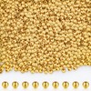 NISENTIA Pack of 1000 Beads for Bracelets Gold, 3 mm