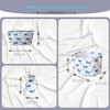 Women Cosmetic Bag Set Toiletry Bag Organizer Makeup Bag Blue