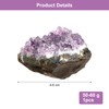 TNSLAND Amethyst Druze Natural Healing Stones Cluster Rock Crystal Amethyst