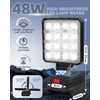 Rantizon 32W LED Adjustable Work Light with 16 Beads, 4-Inch,