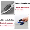 YOYCOOL 8Pcs 3D Carbon Fiber Auto Door Handle Scratch Protection