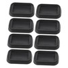 SEWACC 8Pcs Slip Bed Stoppers Caster Cups for Hardwood Floors