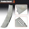 labwork Front Bumper Lower Valance Skid Plate Glossy Black without