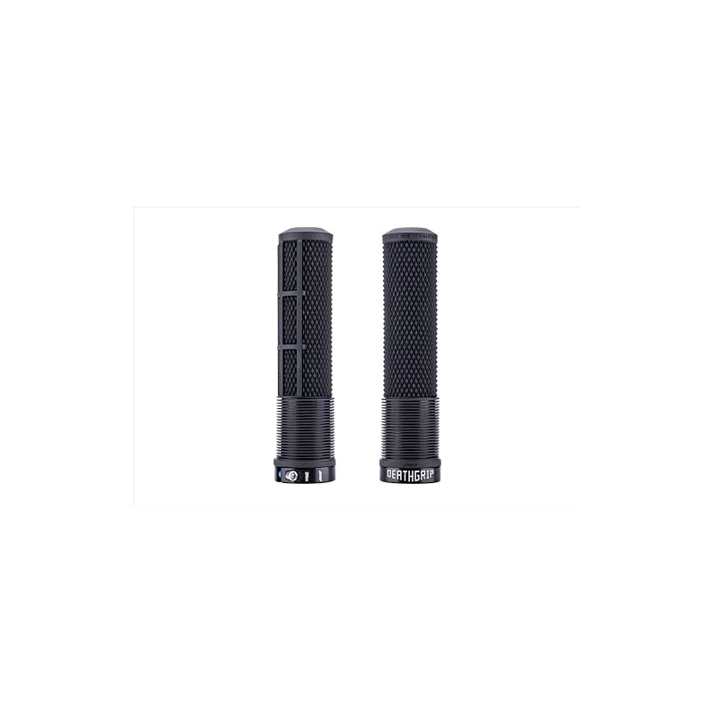 DMR Deathgrip 2 Flangeless Handlebar Grips (Black, Thin)