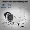 WESTSHINE 1080P CCTV Surveillance Cameras Outdoor Waterproof Bullet Camera, 2.7