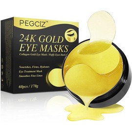 Pegciz 【live】Multi-purpose 24K Gold Under Eye Masks (60 pcs/Pack)