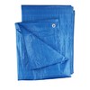 Cost Wise 3m x 3m blue waterproof tarpaulin/builders tarp/garden dry