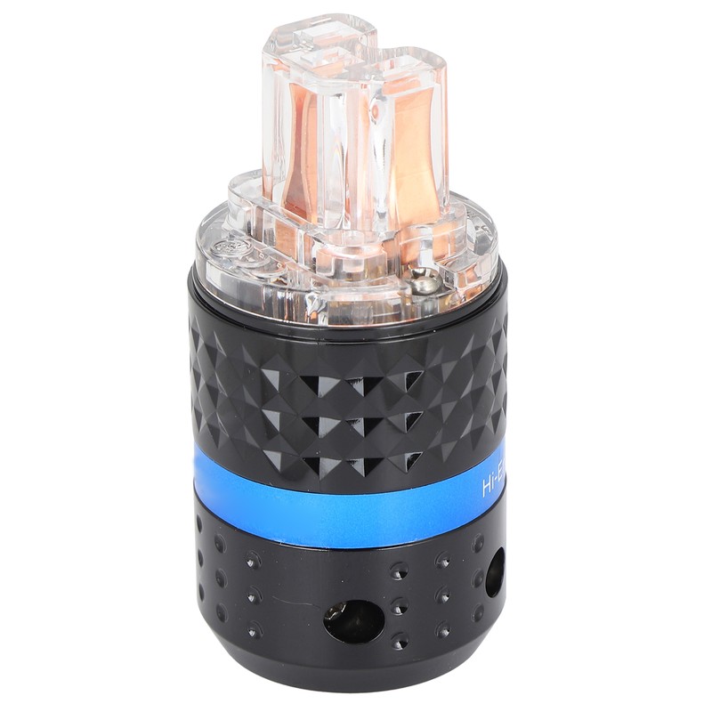 Monosaudio E103/F103 Power Plug Transparent Pure Copper Power Plug Audio