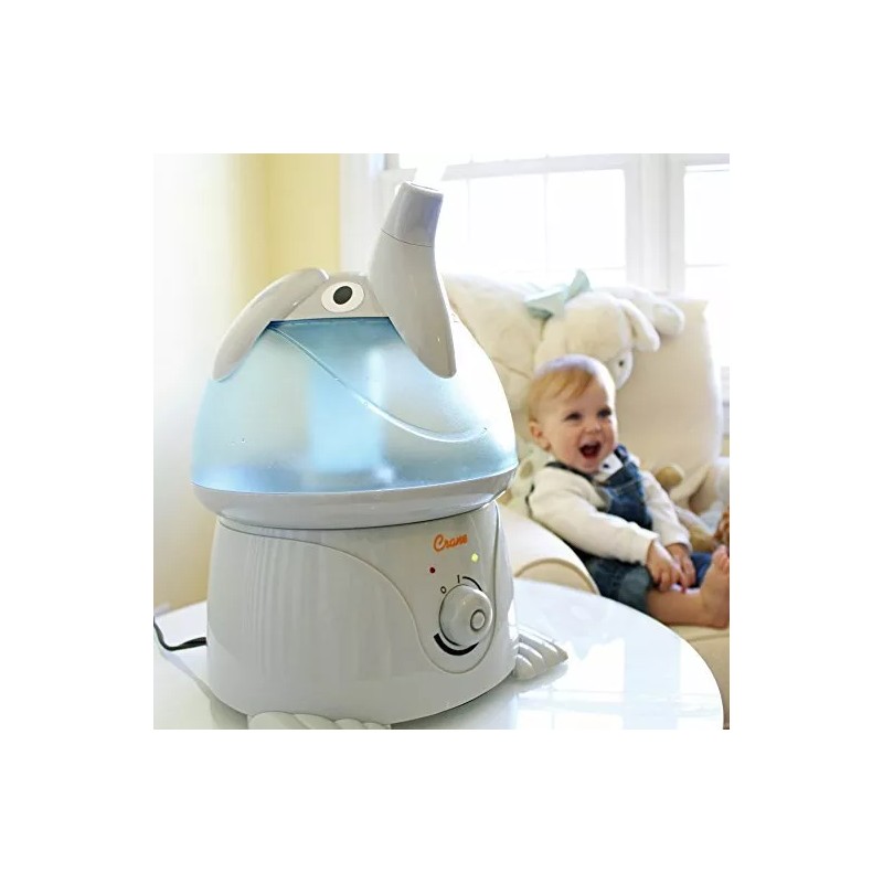 Crane Adorable Ultrasonic Cool Mist Humidifier with 2.1 Gallon Output