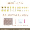[ALLEVG] Nail Tip, Yellow, 24 Pieces, Nail Tip, Short, Spring