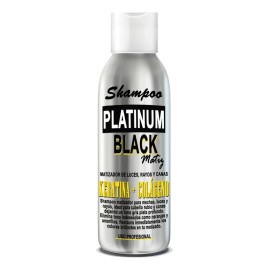 Shampoo Gris Plata Matizador Cabello Platinum Black 250ml