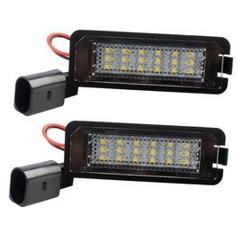 ABOOFAN 2 Pcs LED License Plate Replacement Light Lamp with Built Driver for Error Check Bypass for Car Interior and Exterior Lighting