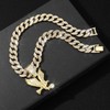 Generic Dazzling Animal Eagle Cuban Link Chain Pendant Necklace for