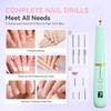 XunmotorYao Professional Electric Nail Drill Bit for Manicure Pedicure Electric