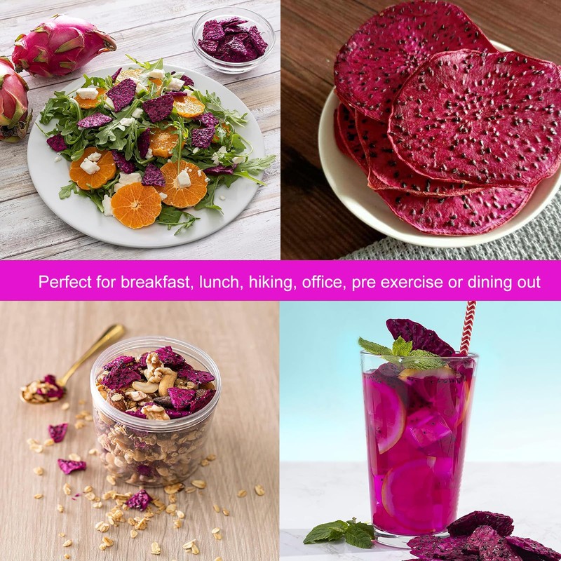 Slices of Dragon Fruit,Dried Dragon Fruit Slices,Low Temperature Roast,Dried Pitaya,Independent