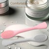 Jaasuee Silicone Face Mask Applicator: 2-Pack Facial Brushes for Mud,