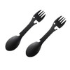 2Pack Multi-Function Fork Spoon,5-in-1 Multifunctional Utility Tactical Spork Combo, Fork,