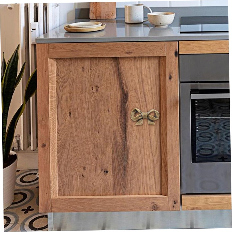 WHAMVOX Metal Bow Tie Handle Bow Door Pulls Vintage Knobs