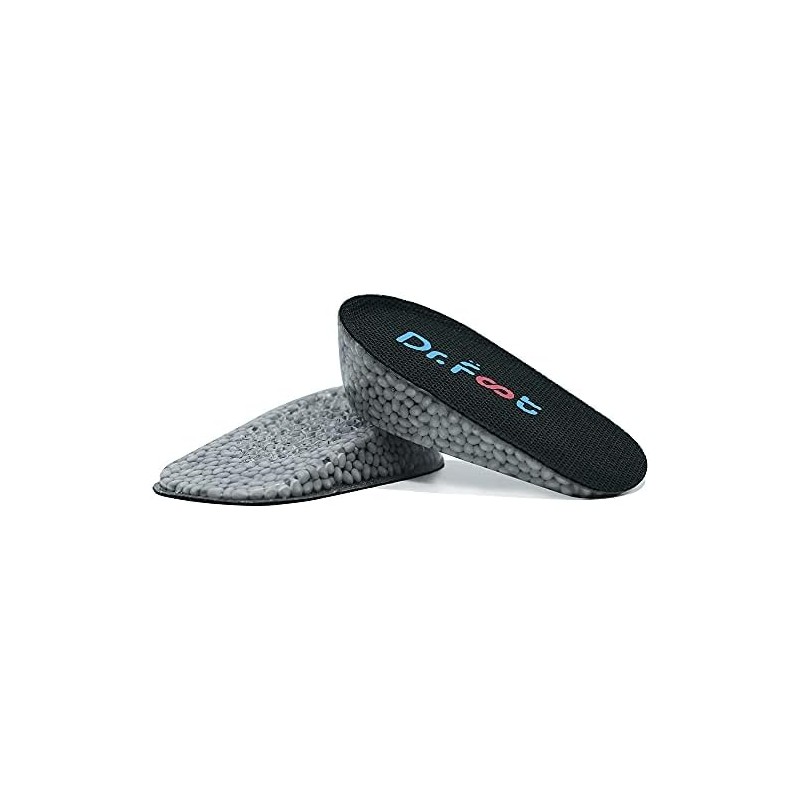 Dr.Foot - Zapata para pies, negro, 1.4" Height