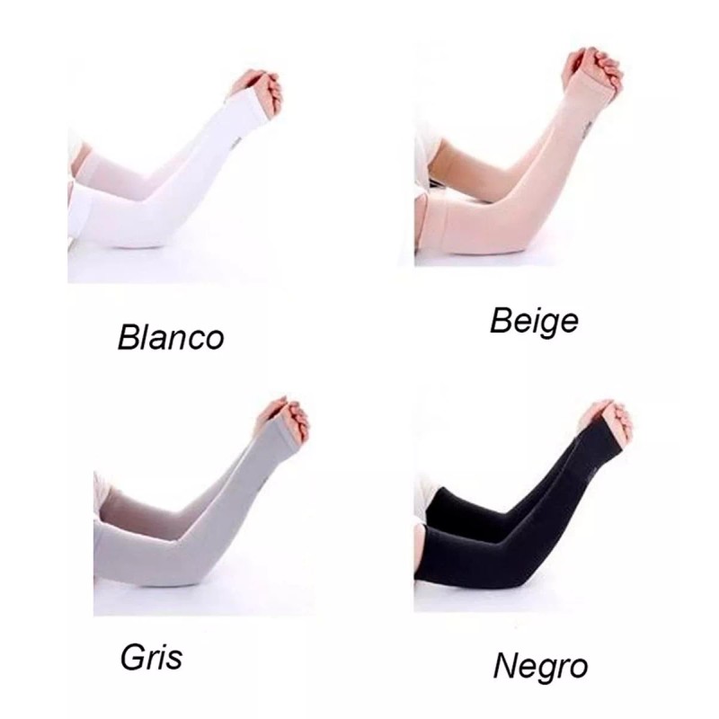 Veraly 5 Par Mangas Protectoras Uv Deportes Licra Protector Sol