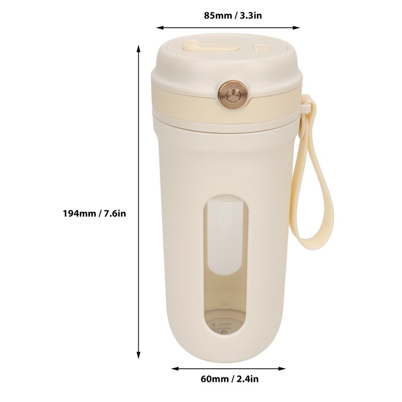 Electric Juicing Cup 10 Blades Portable Juice Blender Rechargeable Citrus