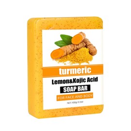 Turmeric Soap Bar, Hyaluronic Acid for Deep Cleansing, Gentle Soap for Face and Body Moisturizing, Deep Cleaning Moisturizing Erase Fine Lines, Firming