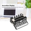 Goick Miniature Accordion Model Home Decoration 7cm Wood Black Music
