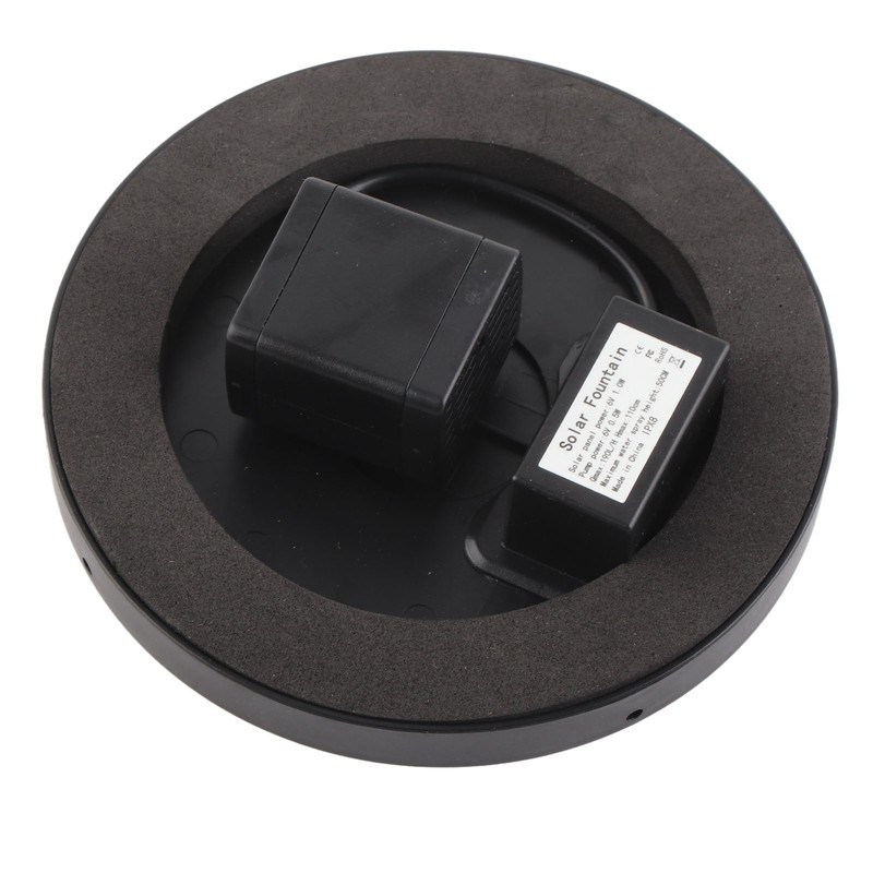 Solar Water Pump 1W 130mm Solar Panel Fountain Pump 30‑50cm