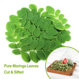 FullChea - Moringa Tea, 50 Teabags - Pure & Natural Moringa Leaves, Cultivated From India - Herbal Tea for Supporting Digestion & Immune System - Non-GMO - Caffeine-free