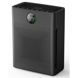 Air Purifiers for Home Large Room up to 2200sq.ft, MOOKA Air Purifier for Home Pets with Washable Filter, PM 2.5 Display Air Quality Sensor Air Cleaner for Bedroom, Dorm Room, Pets, Office PR1
