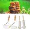 4PCS Honey Extractor Uncapping Needle Roller Wood Handle Honey Uncapper