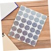 OSALADI 10 Sheets Scratch Off Stickers for DIY Crafts Party