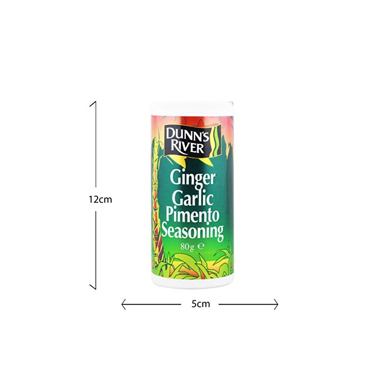 DUNN'S RIVER - GINGER & GARLIC PIMENTO SEASONING - 80G