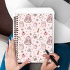 TFKFJLF Pink Cute Preppy Spiral Journal Notebooks for Teen Girls