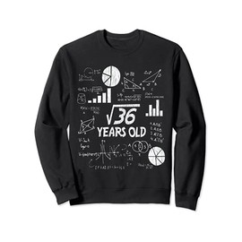 6th Birthday Square Root of 36 Vintage 6 Years Old Birthday Sweatshirt