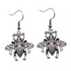 Boho Silver Honey Bee, Nature, Insect, Boho Earrings, 1”, New