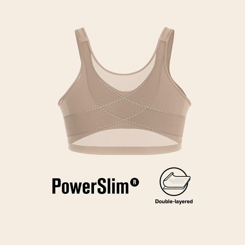Leonisa Front Closure Posture Corrector Full Coverage Bra - Wireless