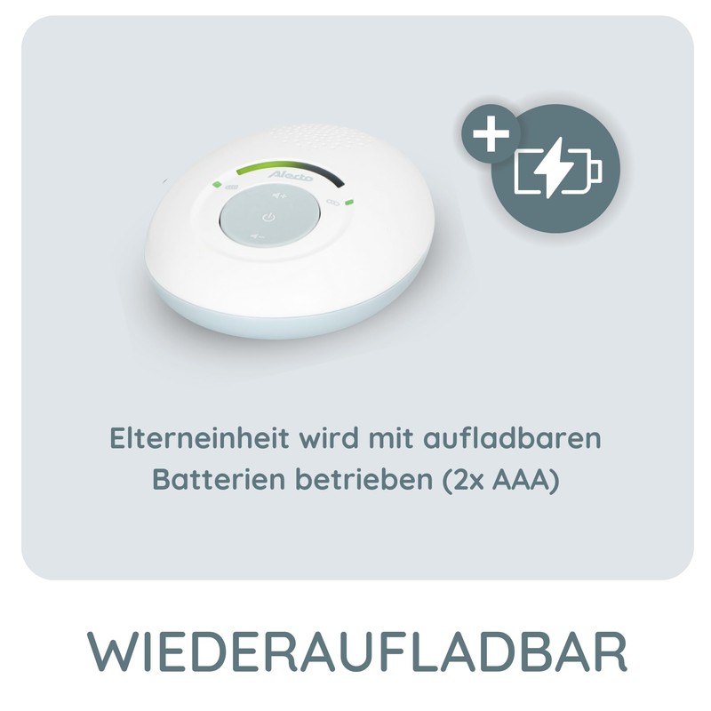 Alecto DBX110 Baby Monitor Audio - Digital Baby Monitor with