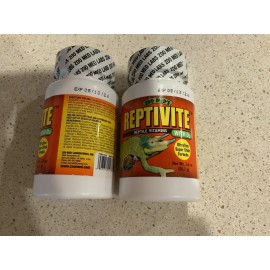 Zoo Med New Lot Of 2 Zoo Med’s Reptivite With D3 2-oz Vitamins EXP 05/13/24