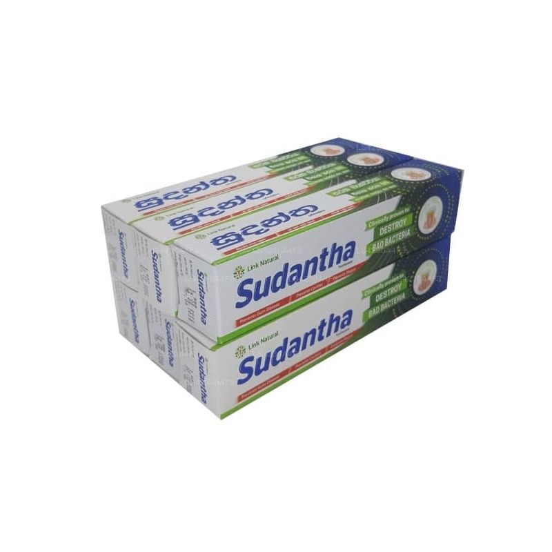 80g x 6 Link Sudantha Herbal Toothpaste Zahncreme