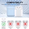 MHYALUDO for AirPods Case Cover, Military Grade Anti-Fall Soft Silicone
