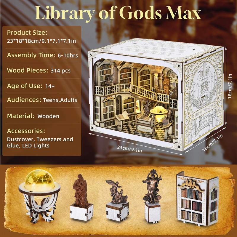 MiniCity Book Corner Kit with LED Light