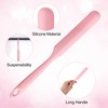 WLLHYF 6Pcs Non-Stick Wax Spatulas Set Silicone Spatula Wax Hair