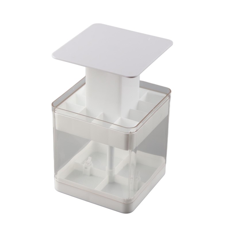 Pressed Lift Lipstick Holder Dustproof Transparent Lift Lipstick Display Case
