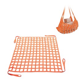 1 m x 1 m, high lifting net, hanging lifting net, load hanging net, load hanging net, lifting net, webbing net, high load capacity hanging lifting net, mesh width 10 cm, load capacity 300 kg