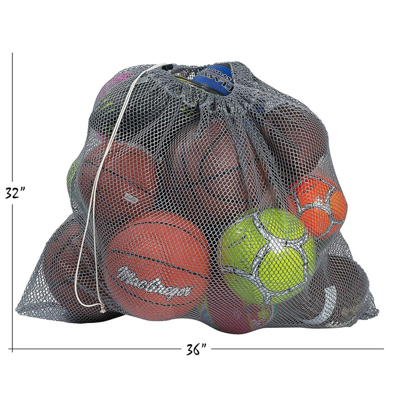 Handy Laundry Mesh Equipment Bag, Grey - 32 x 36