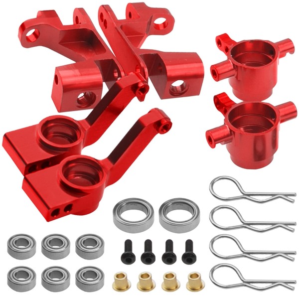 Vgoohobby Metal C-Hubs Caster Blocks, Steering Blocks & Rear Stub