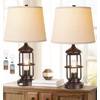 QiMH Table Lamp Set of 2 with USB Ports, Touch
