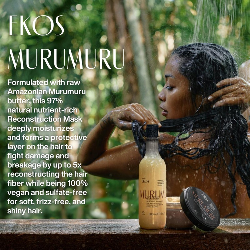 natura Ekos Murumuru Reconstruction Hair Mask - Reduce Breakage &