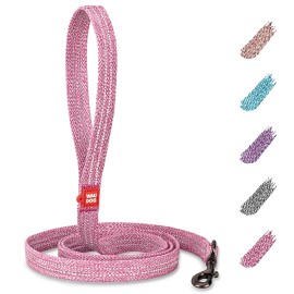 UD_Recycled Cotton Dog Leash 6 Ft   10 Ft Eco Friendly Collar for Small Medium & Large Dogs   Reflective Dog Leash for Medium Do